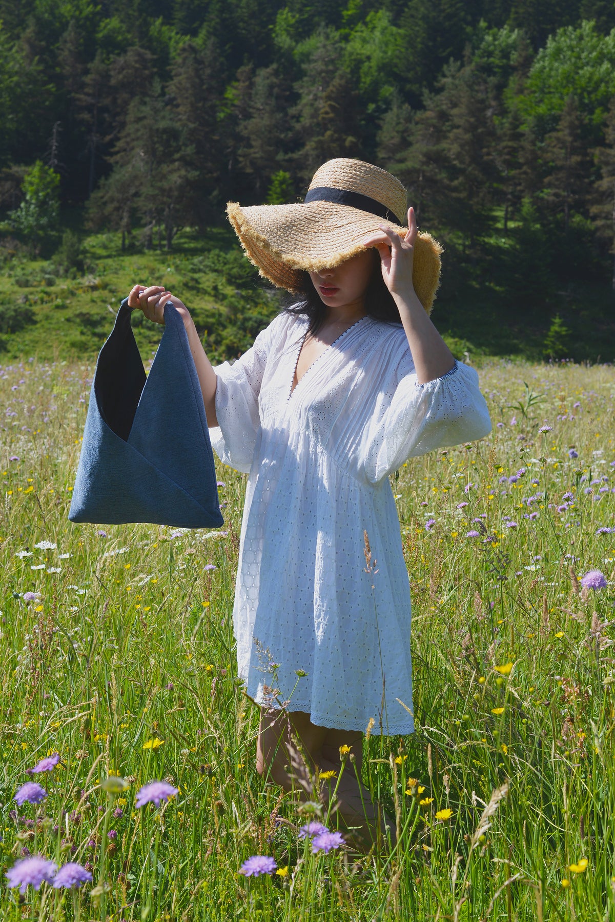 Denim blue - Azuma bag S