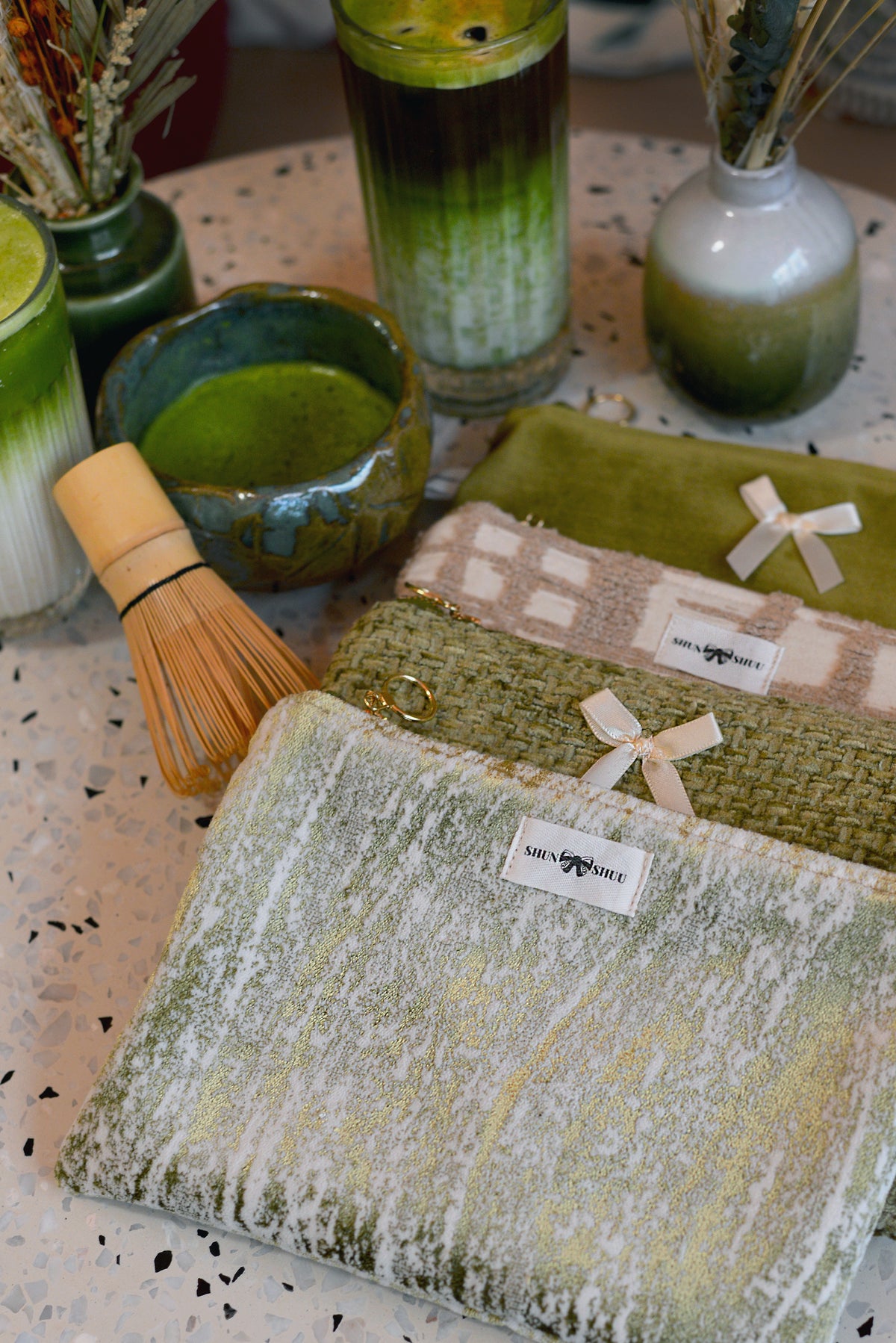 Matcha latte - Pochette premium S