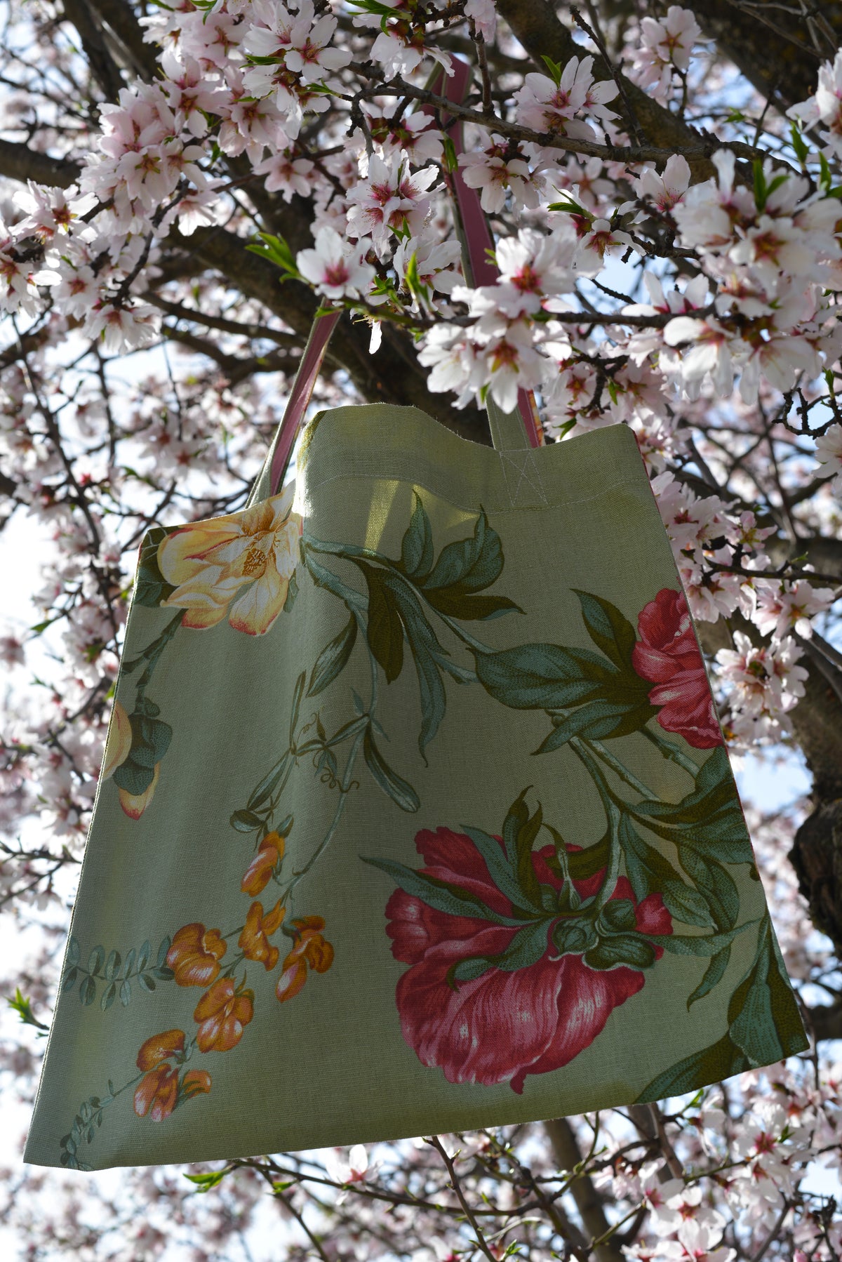 Peony green - Totebag premium